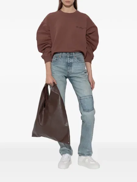Hanorac Mm6 Maison Margiela cu imagine maro