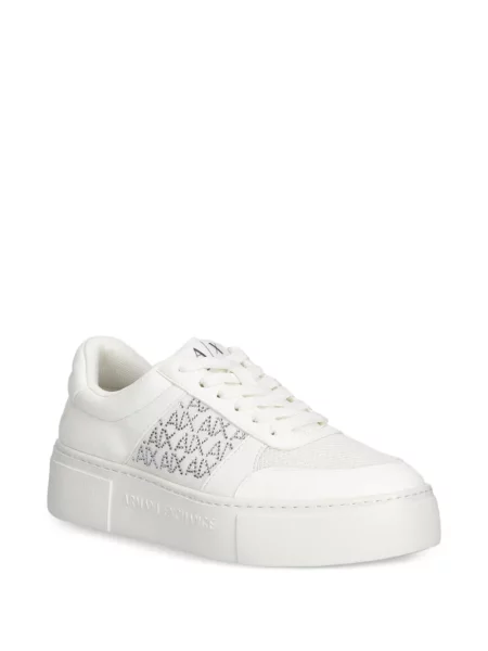 Platform talpú hegyikristály sneaker Armani Exchange fehér