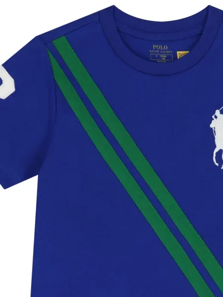 Koszulka polo dziecięca Polo Ralph Lauren niebieska