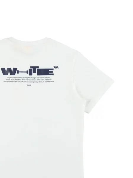 Koszulka dziecięca Off-white biała