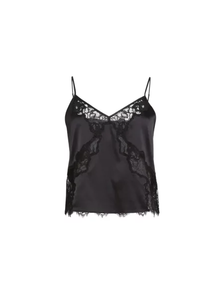 Top Fleur Du Mal din dantelă negru