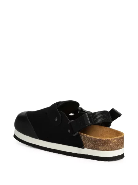 Sandale Novesta cu cataramă slingback negru