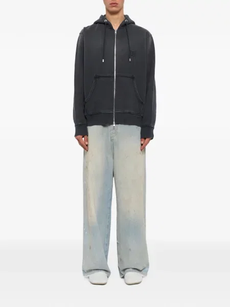Hoodie Wooyoungmi με σχέδιο γκρι