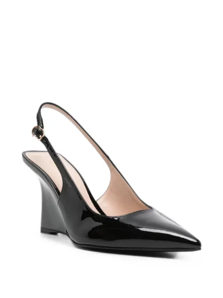 Pantofi cu toc Stuart Weitzman cu pană negru