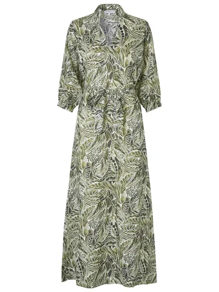 Dea Kudibal Rochie Salmadea oliv / verde închis / negru alb