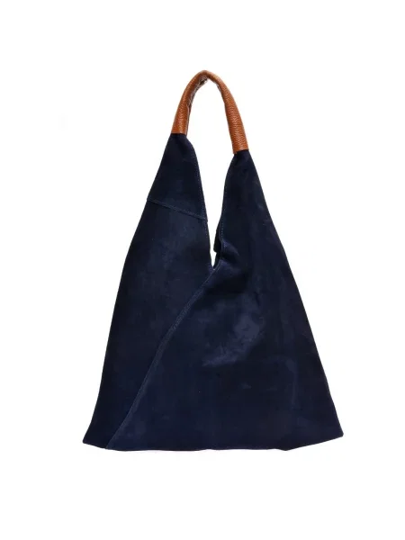 Geanta hobo Anna Luchini albastru