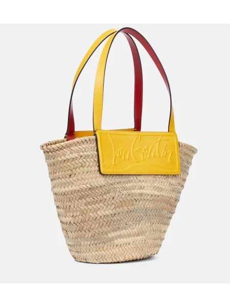 Geantă Christian Louboutin bej