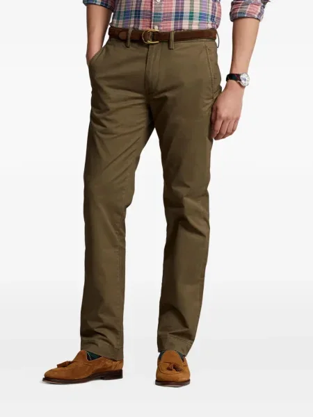 Krátký kostkovaná kšiltovka Polo Ralph Lauren s potiskem zelená