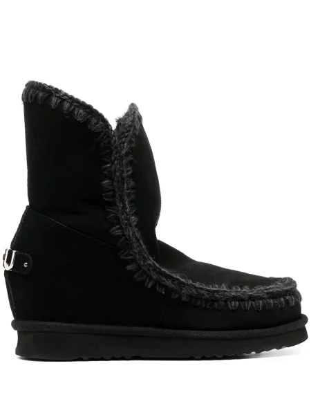 Botine Mou cu pană negru