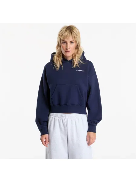 Decupat hanorac cu glugă Sporty & Rich cu broderie marină