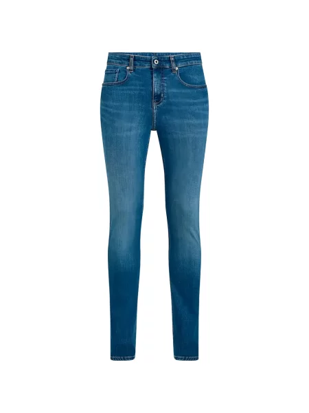 Blugi skinny Karl Lagerfeld Jeans skinny fit albastru