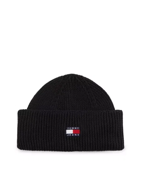 Tommy Jeans Căciulă Heritage' negru