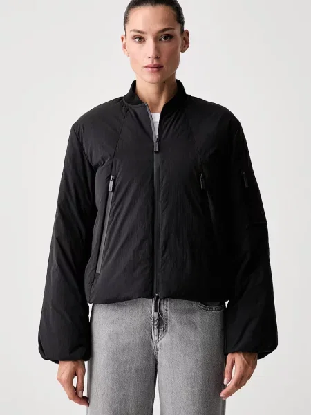 Armani Exchange jachetă scurtă pentru femei negru