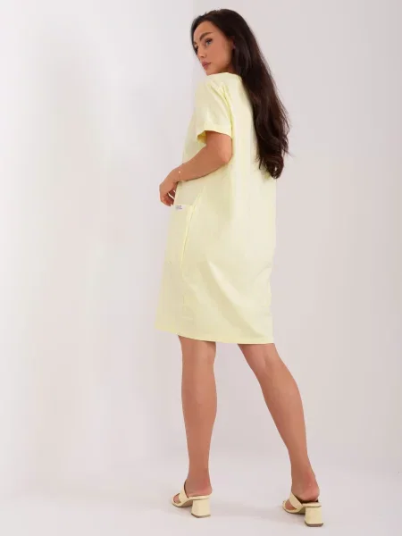 Rochie tip tricou Rue Paris galben