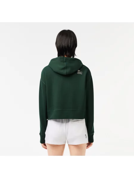 Lacoste Bluza Z Kapturem Lacoste zielona