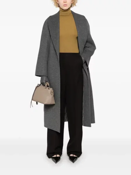 Pantaloni Fendi de lână violet
