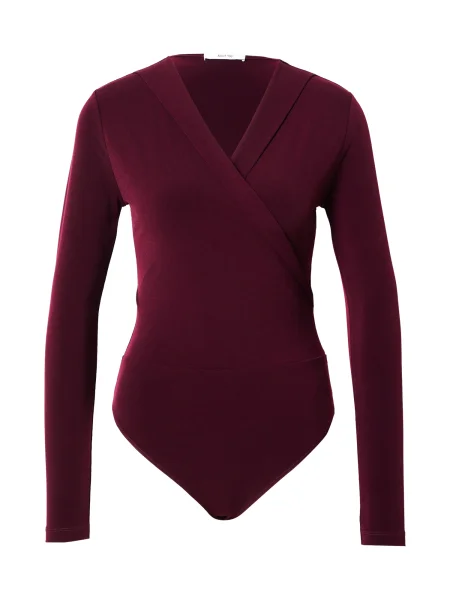 ABOUT YOU Tricou body Isa bordeaux roșu