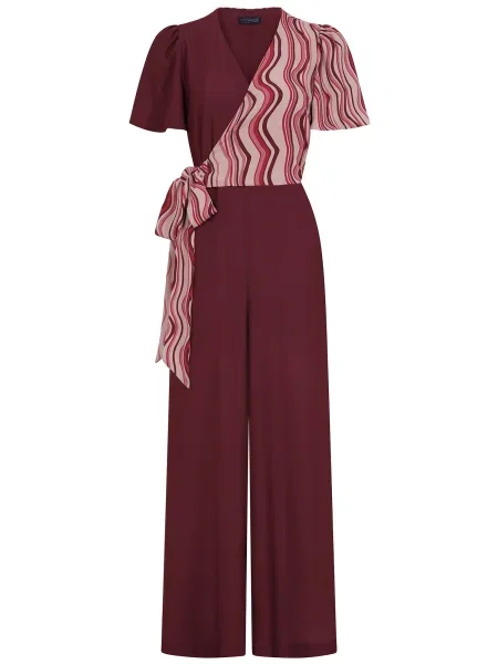 HotSquash Salopeta roz deschis / burgundy roșu