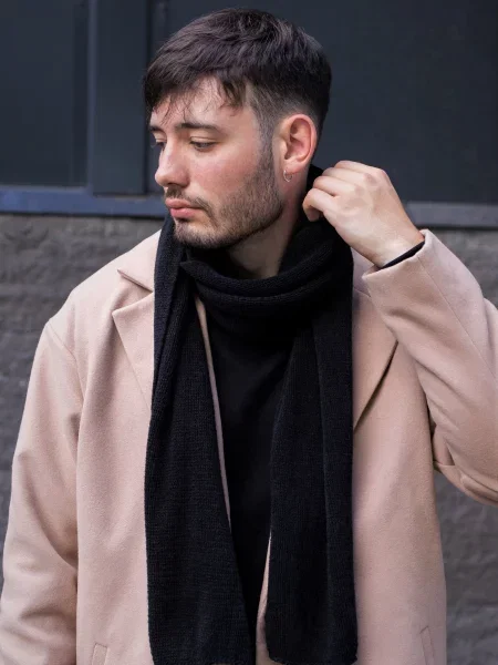 Шарф Without черный