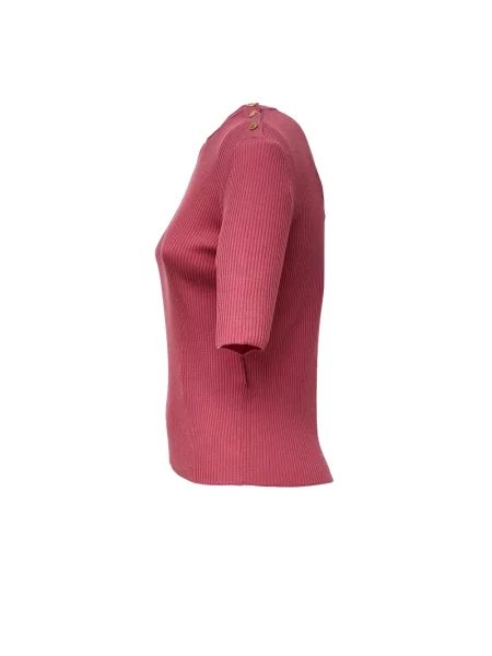 Sweter Max Mara wełniany różowy