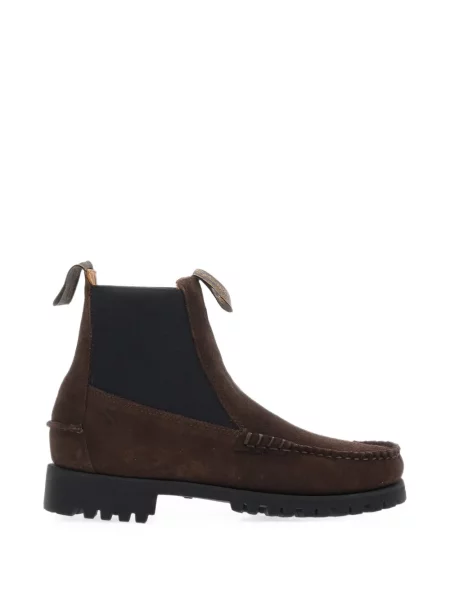 Botine chelsea Sebago din piele de căprioară maro
