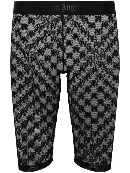 Ciclism pantaloni scurți pentru ciclism Palm Angels plasă cu autograf