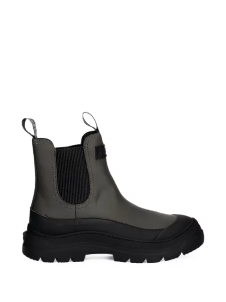 Botine chelsea Barbour cu autograf verde