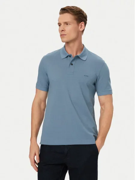 BOSS Tricou polo Pallas albastru