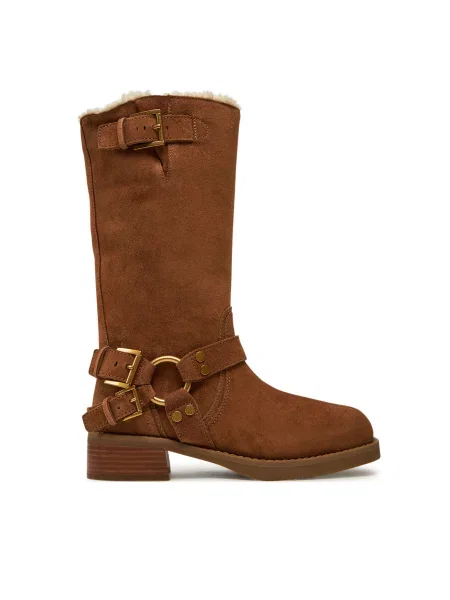 Jahalni škornji MICHAEL Michael Kors Crosby rjava