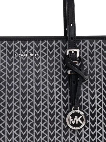 Portofel Michael Michael Kors cu imprimeu geometric roșu