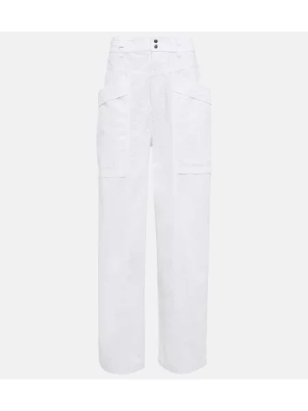 Pantaloni Marant Etoile alb