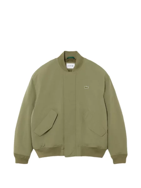 Geacă bomber Lacoste cu autograf verde