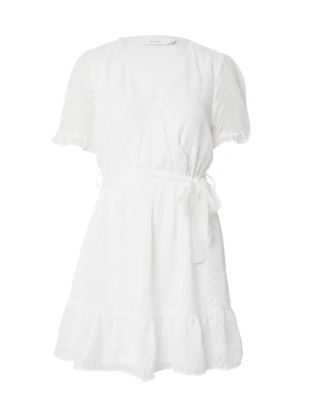 VILA Rochie VIMICHELLE' alb