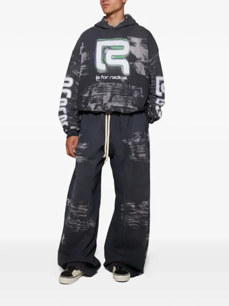 Pantaloni Rrr123 cu imagine gri
