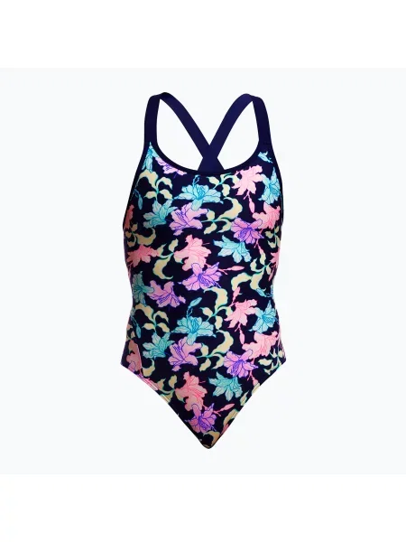 Дамски бански костюм от една част Funkita Eclipse One Piece fast flow синьо
