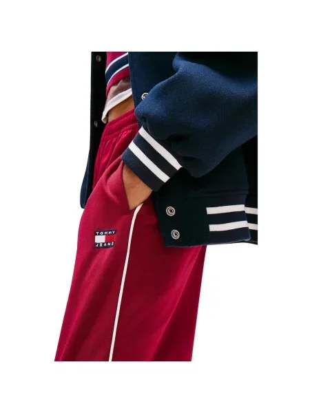 Pantaloni Tommy Hilfiger alergare roșu