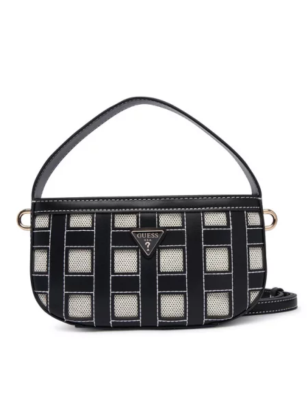 Guess Torebka Frankie Mini czarny