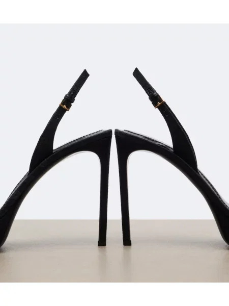 Sandale Gucci slingback negru