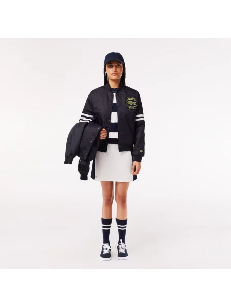 Бомбер Lacoste синий