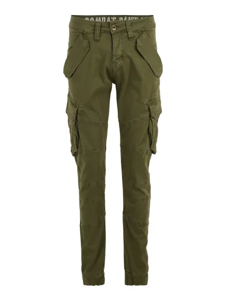 ALPHA INDUSTRIES Pantaloni cu Combat oliv