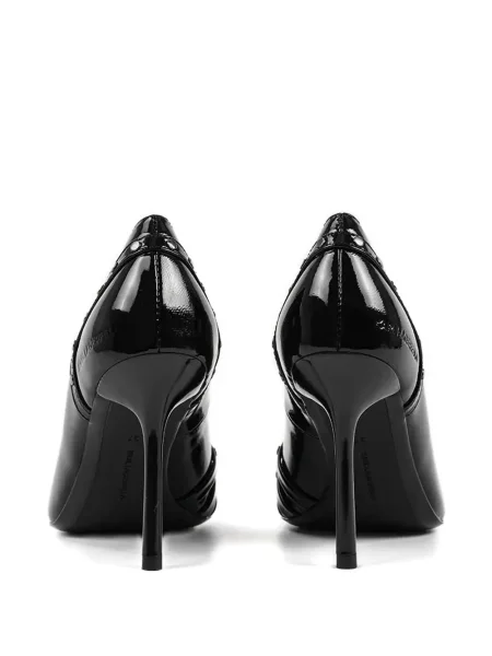 Pantofi cu toc Karl Lagerfeld cu tepi negru