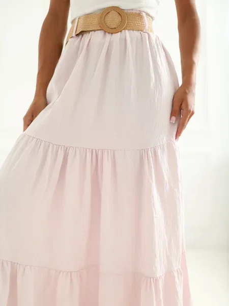 Maksi suknja Italy Moda bijela