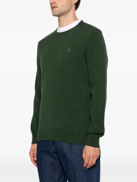 Риза Polo Ralph Lauren бродирана с кръгло деколте на райета черно