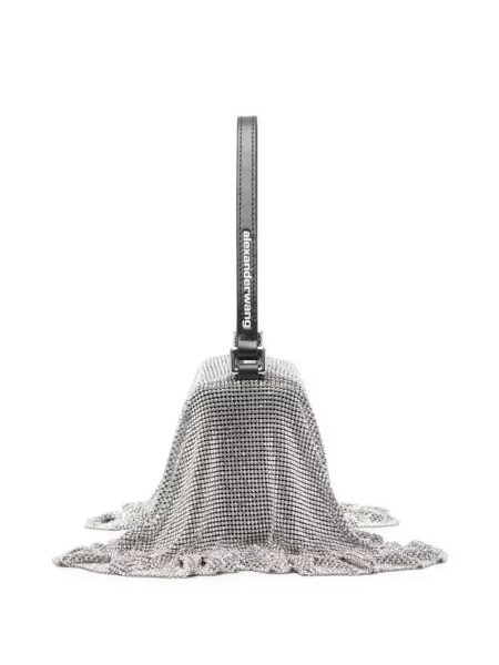 Geantă Alexander Wang argintiu