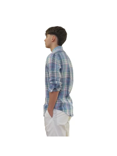 Koszula Polo Ralph Lauren casual niebieska