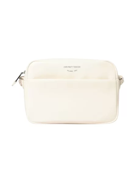 Torebka Emporio Armani skórzana beżowa