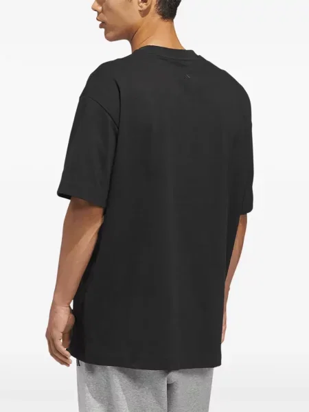 Trčanje pletene čarape Adidas s autogramom crna