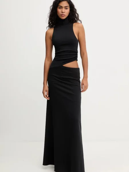 La Mania rochie ASHER maxi evazați ASHER negru