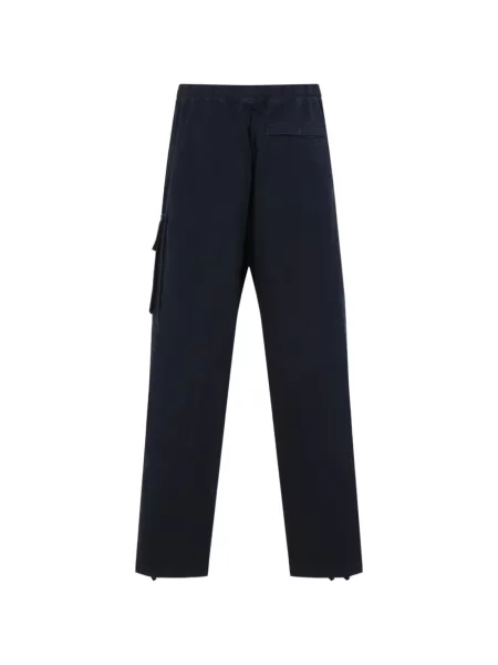 Pantaloni cargo Stone Island cu strasuri albastru