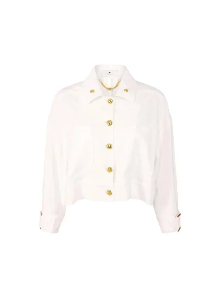 Kurtka Elisabetta Franchi dwurzędowa beżowa